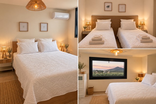 Bedrooms at Villa Vina
