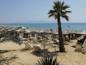 Beach in Nea Iraklitsa Greece